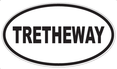 TRETHEWAY - Oval Magnet
