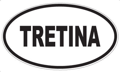 TRETINA - Oval Sticker
