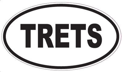 TRETS - Oval Magnet