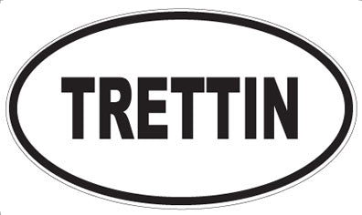 TRETTIN - Oval Magnet