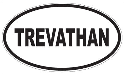 TREVATHAN - Oval Sticker
