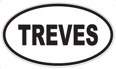 TREVES - Oval Sticker