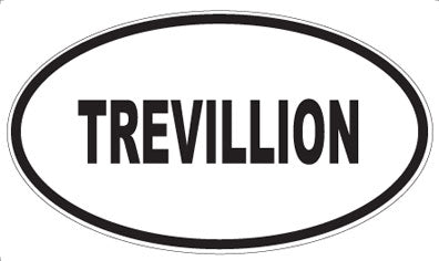 TREVILLION - Oval Sticker