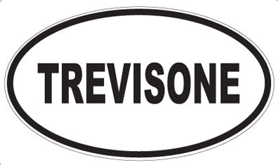 TREVISONE - Oval Sticker