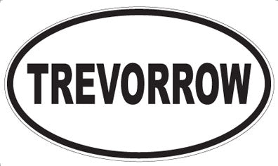 TREVORROW - Oval Magnet