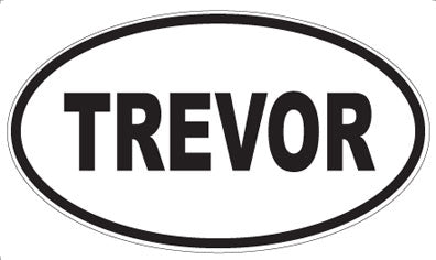 TREVOR - Oval Magnet