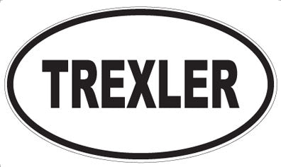 TREXLER - Oval Sticker