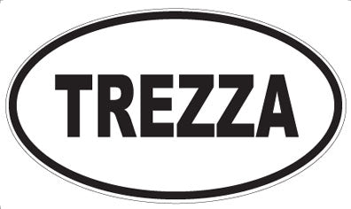 TREZZA - Oval Sticker