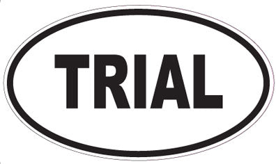 TRIAL - Oval Magnet