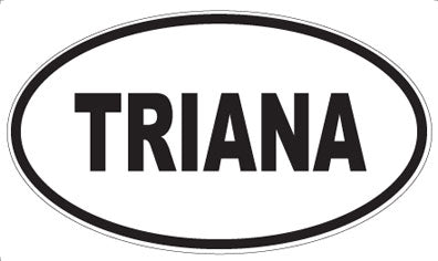 TRIANA - Oval Magnet