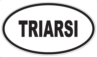 TRIARSI - Oval Sticker