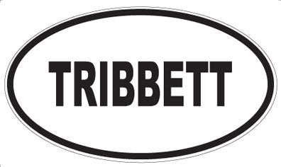 TRIBBETT - Oval Magnet