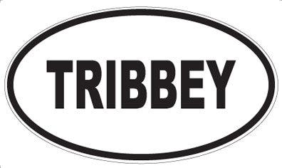 TRIBBEY - Oval Magnet