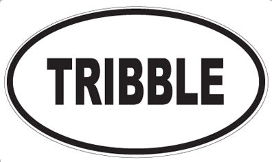 TRIBBLE - Oval Magnet