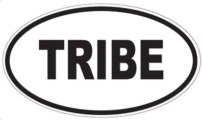 TRIBE - Oval Sticker