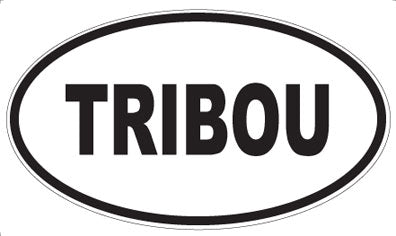 TRIBOU - Oval Sticker