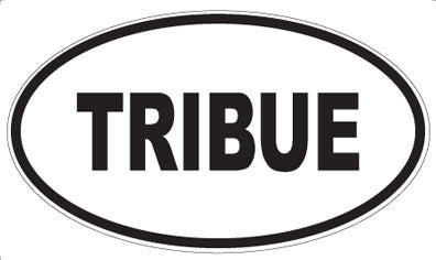 TRIBUE - Oval Sticker