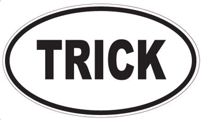 TRICK - Oval Magnet