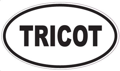 TRICOT - Oval Sticker