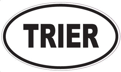TRIER - Oval Magnet