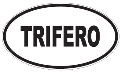 TRIFERO - Oval Magnet