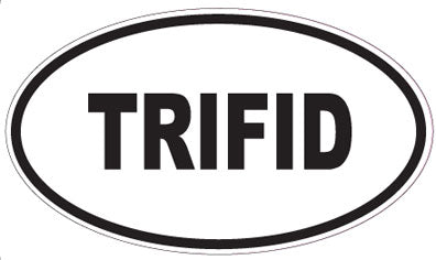 TRIFID - Oval Sticker