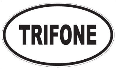 TRIFONE - Oval Sticker