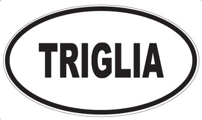 TRIGLIA - Oval Magnet