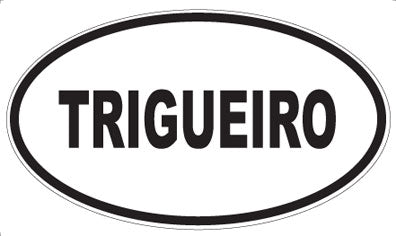 TRIGUEIRO - Oval Sticker