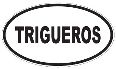 TRIGUEROS - Oval Magnet