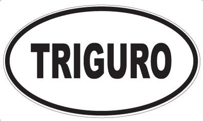 TRIGURO - Oval Magnet