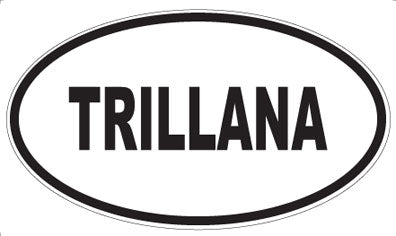TRILLANA - Oval Sticker