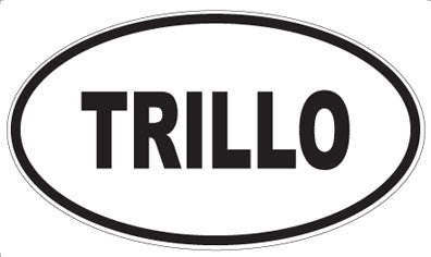 TRILLO - Oval Magnet