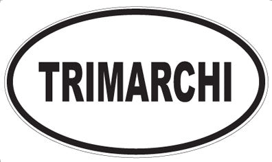 TRIMARCHI - Oval Sticker