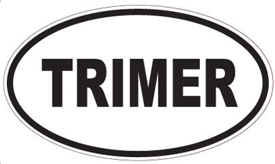 TRIMER - Oval Sticker