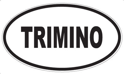 TRIMINO - Oval Sticker