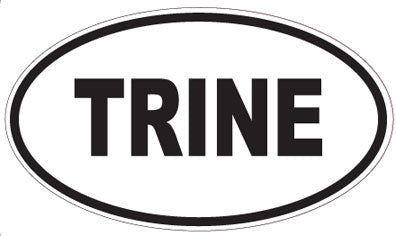 TRINE - Oval Sticker