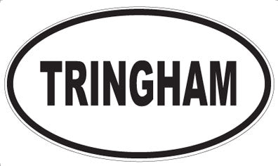 TRINGHAM - Oval Sticker
