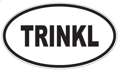 TRINKL - Oval Sticker