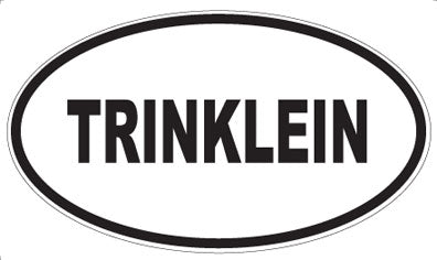 TRINKLEIN - Oval Magnet