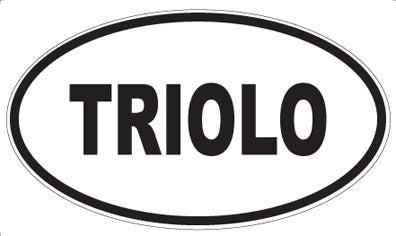 TRIOLO - Oval Magnet