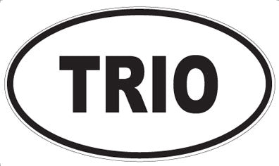 TRIO - Oval Magnet
