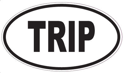 TRIP - Oval Sticker
