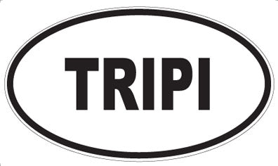 TRIPI - Oval Sticker