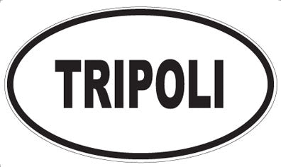 TRIPOLI - Oval Magnet