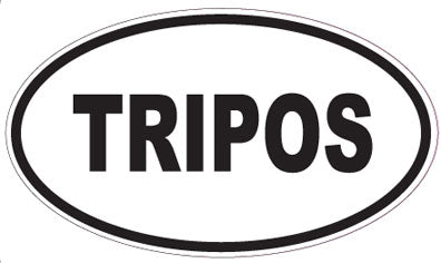 TRIPOS - Oval Sticker