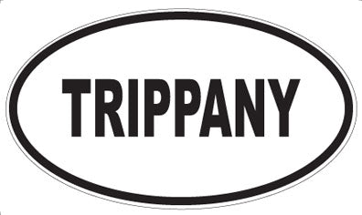 TRIPPANY - Oval Sticker