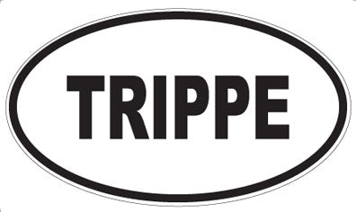 TRIPPE - Oval Magnet