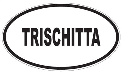 TRISCHITTA - Oval Magnet