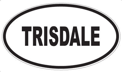 TRISDALE - Oval Magnet